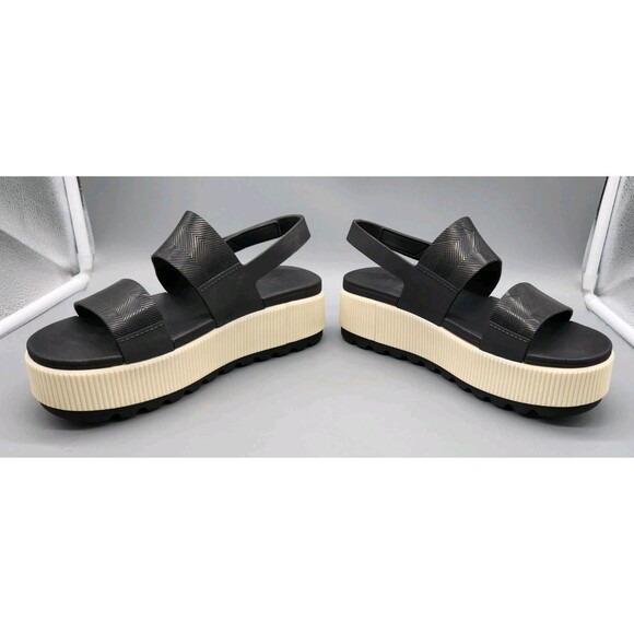 Reef Water Vista Higher Platform Sandal Black Size 8 See Photos - Picture 6 of 16